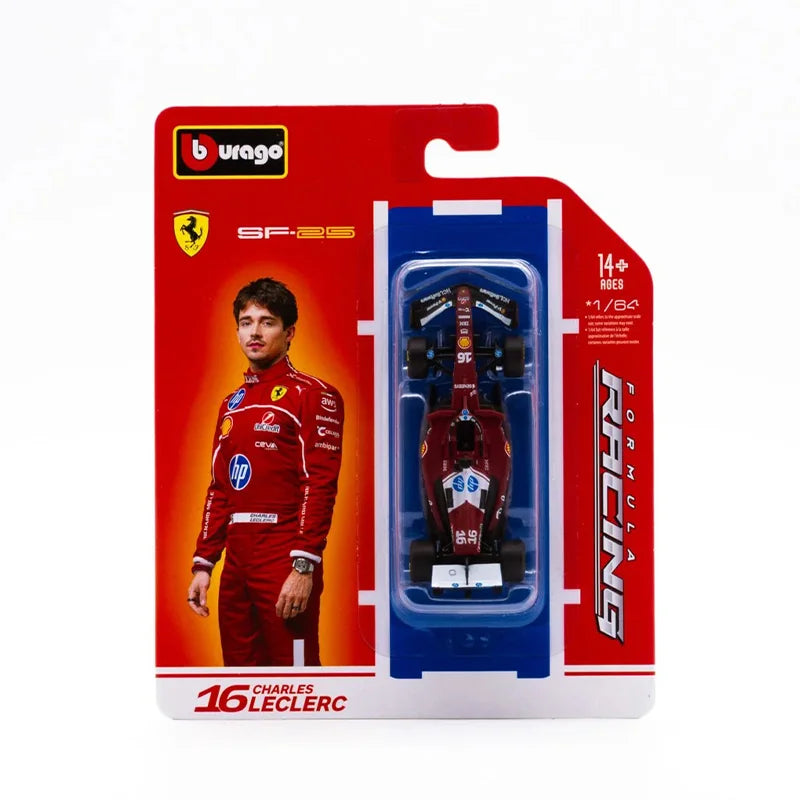 Bburago – 1:64 – Charles Leclerc / Lewis Hamilton  – Scuderia Ferrari – 2025 Season