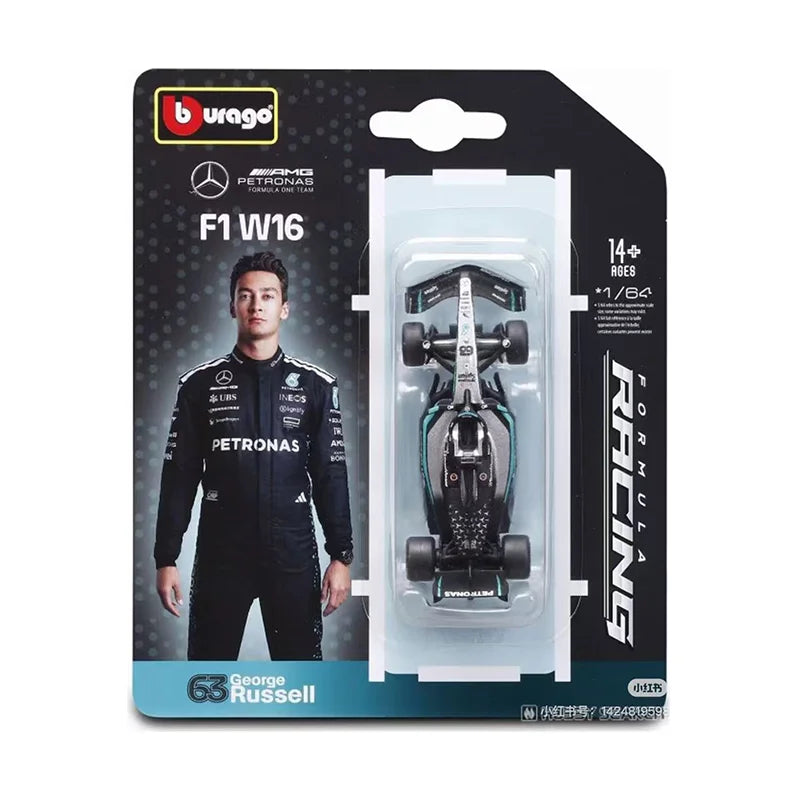 Bburago – 1:64 – George Russel / Kimi Antonelli – AMG Petronas F1 Team – 2025 Season