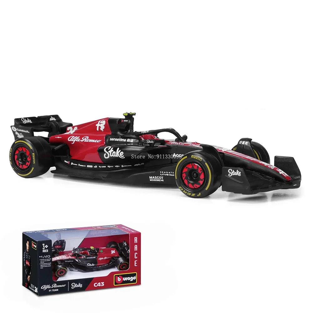 Bburago 1:43 – Guanyu Zhou / Valtteri Bottas – Alfa Romeo F1 Team  – Season 2023