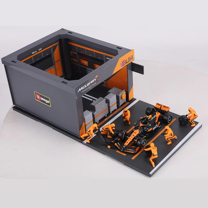 Bburago 1:43 – Pit Wall Set – Mclaren F1 Racing Team – 2024 Season