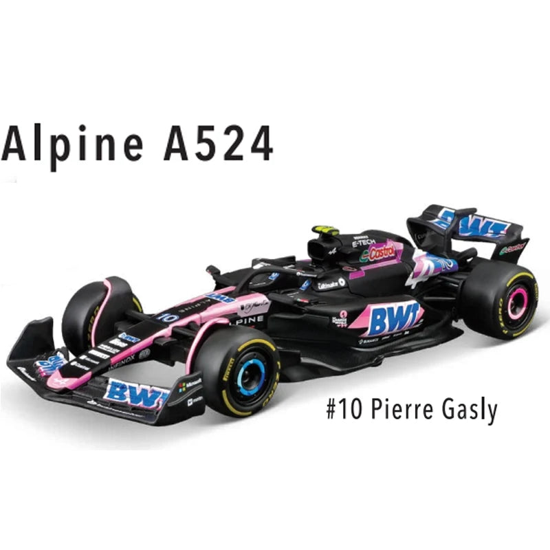 Bburago 1:43 – Esteban Ocon / Pierre Gasly  – BWT Alpine F1 team – 2024 Season