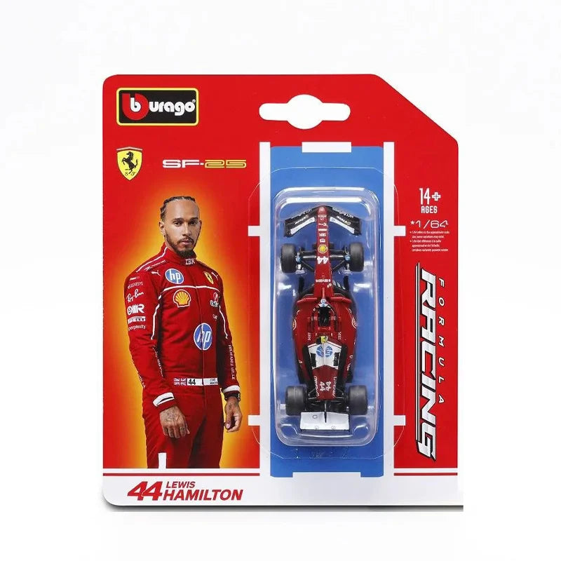 Bburago – 1:64 – Charles Leclerc / Lewis Hamilton  – Scuderia Ferrari – 2025 Season