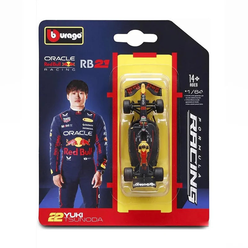 Bburago – 1:64 – Max Verstappen / Yuki Tsunoda – Oracle Red Bull Racing Racing – 2025 Season