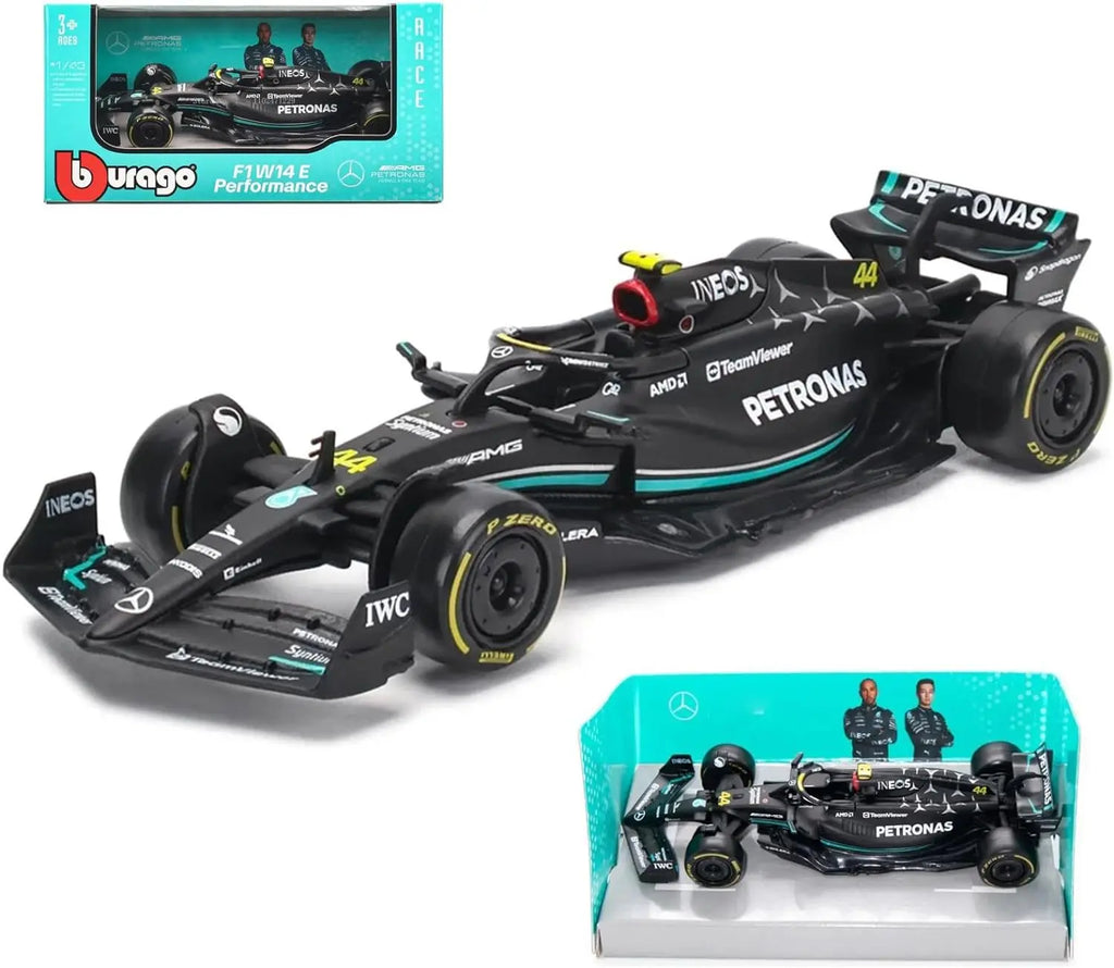 Bburago 1:43 –Lewis Hamilton / George Russel – AMG Petronas Formula One Team – 2024 Season