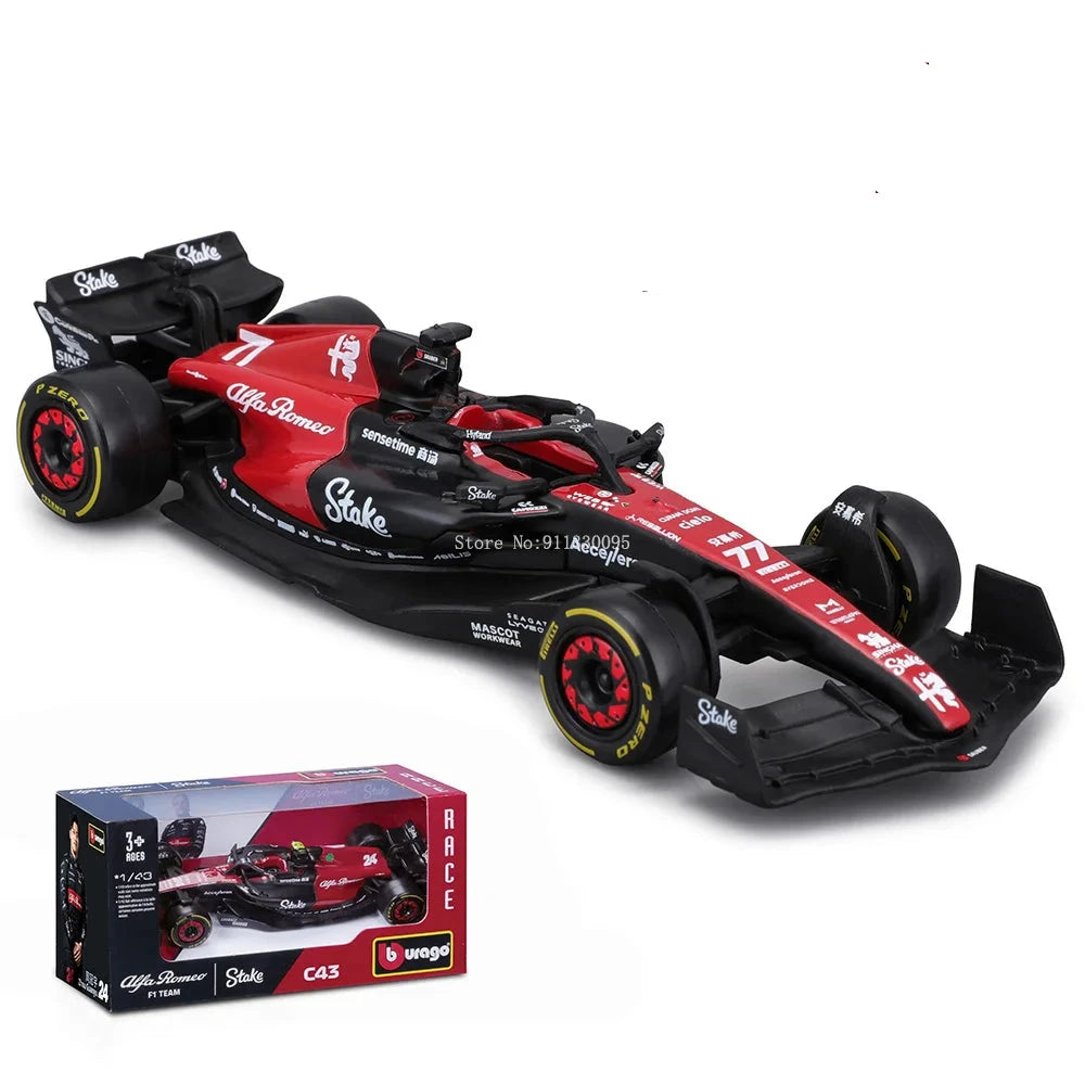 Bburago 1:43 – Guanyu Zhou / Valtteri Bottas – Alfa Romeo F1 Team  – Season 2023