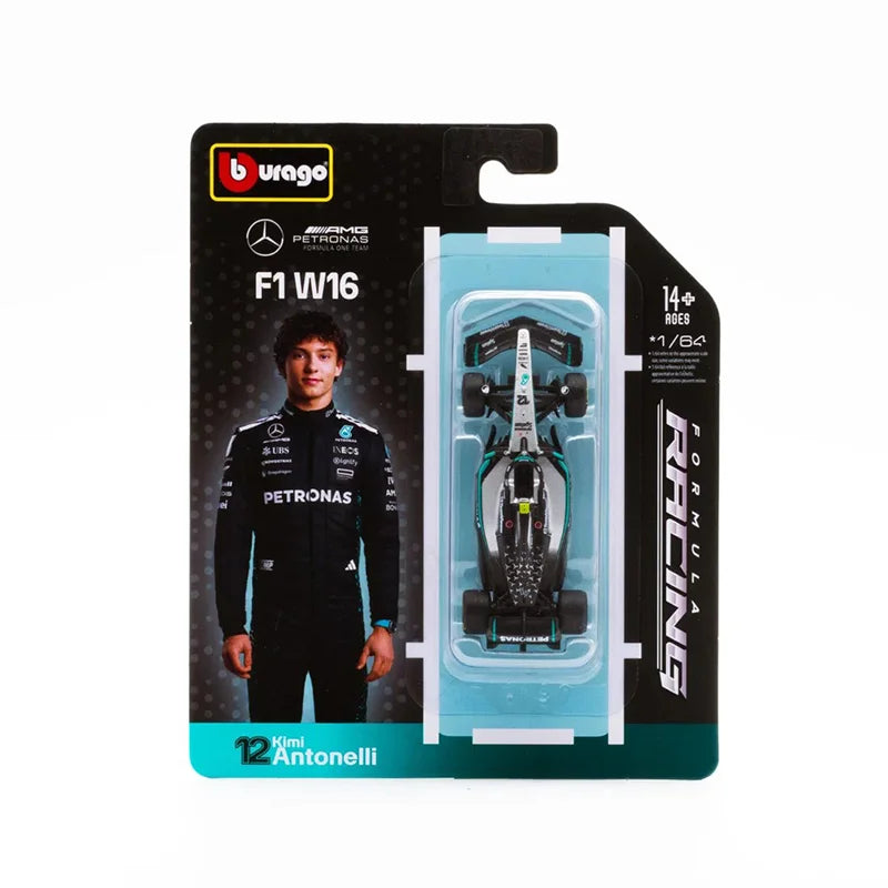 Bburago – 1:64 – George Russel / Kimi Antonelli – AMG Petronas F1 Team – 2025 Season