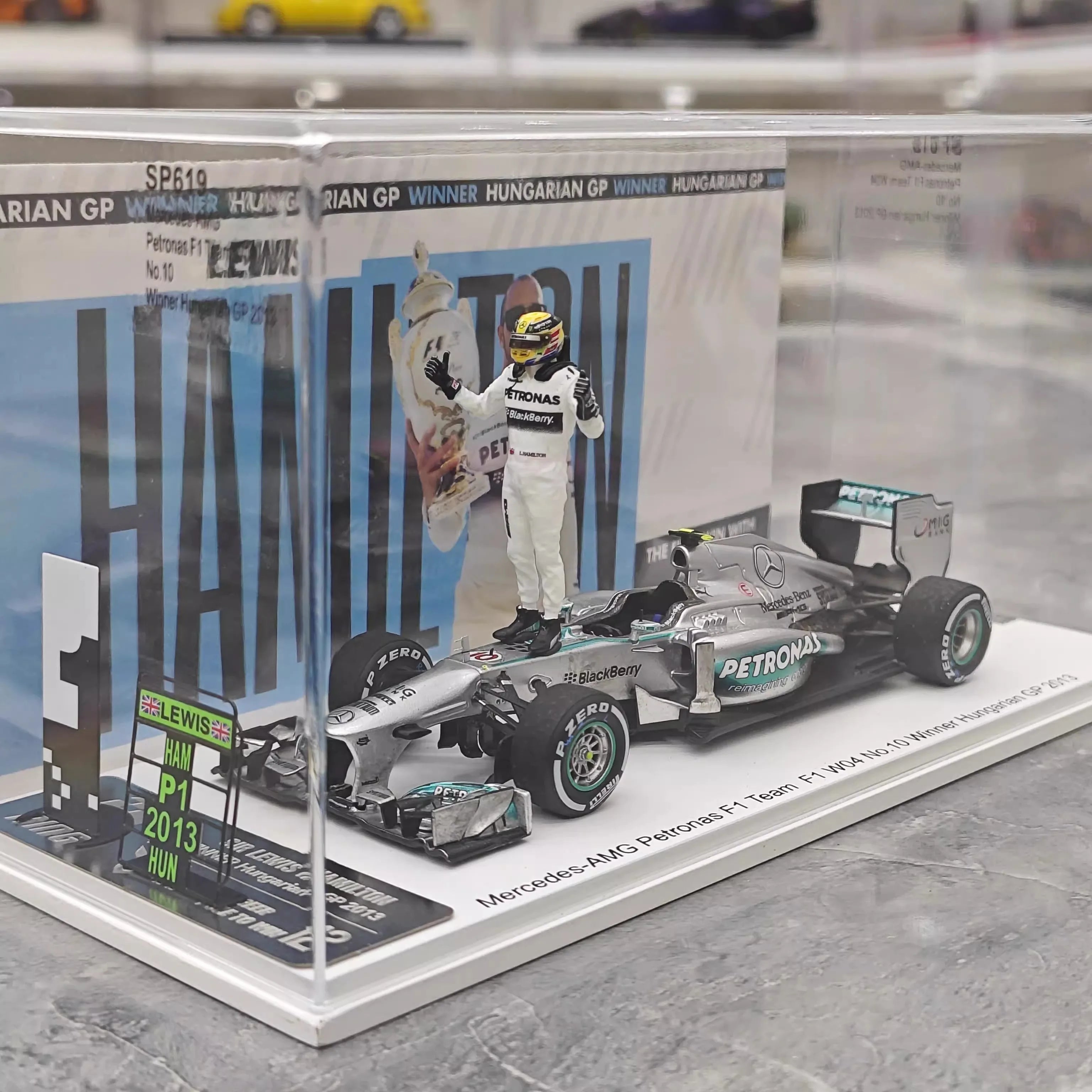 Spark 1:43 – Lewis Hamilton – AMG Petronas F1 Team – 2013 Hungary Grand Prix