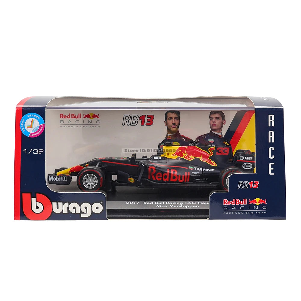 Bburago 1:32 – Max Verstappen / Daniel Riccardo – Red Bull Racing - 2017 Season