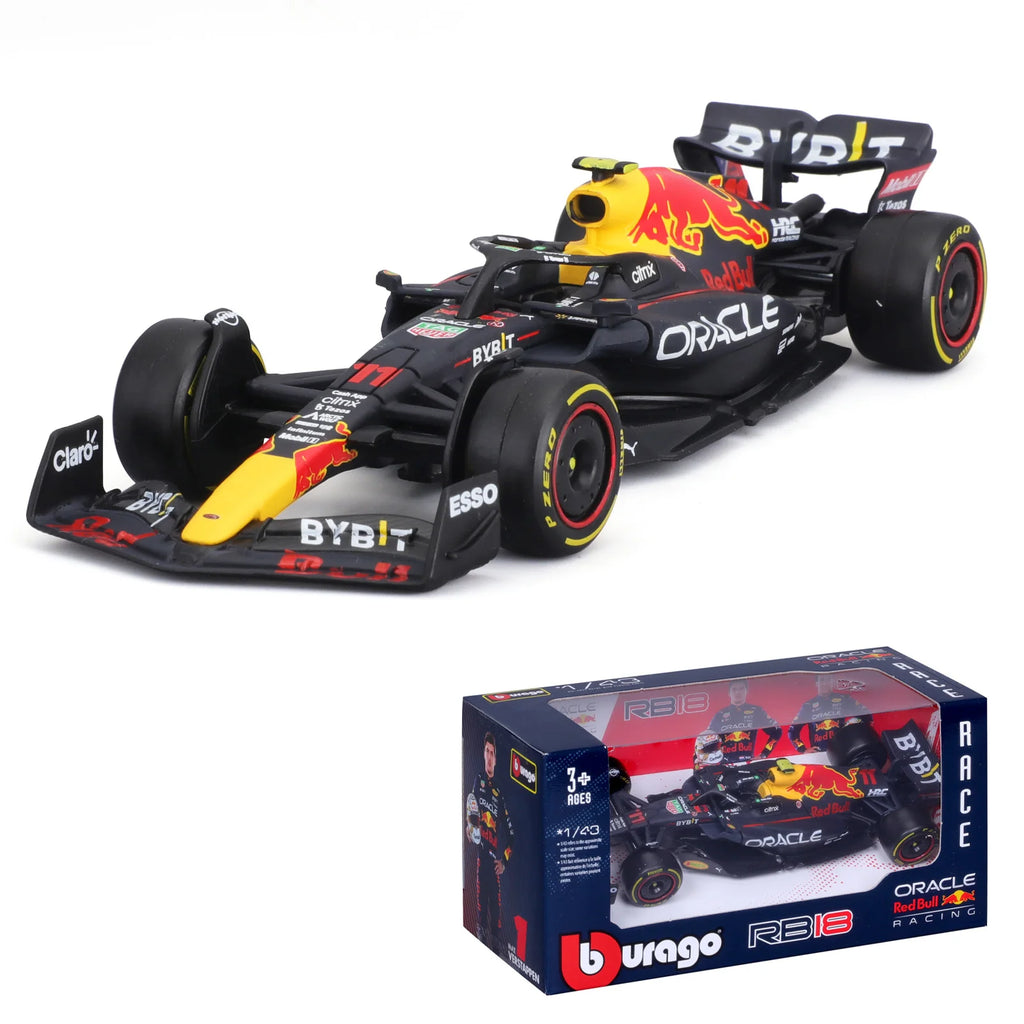 Bburago 1:43 – Max Verstappen / Sergio Perez – Oracle Red Bull Racing – 2024 Season