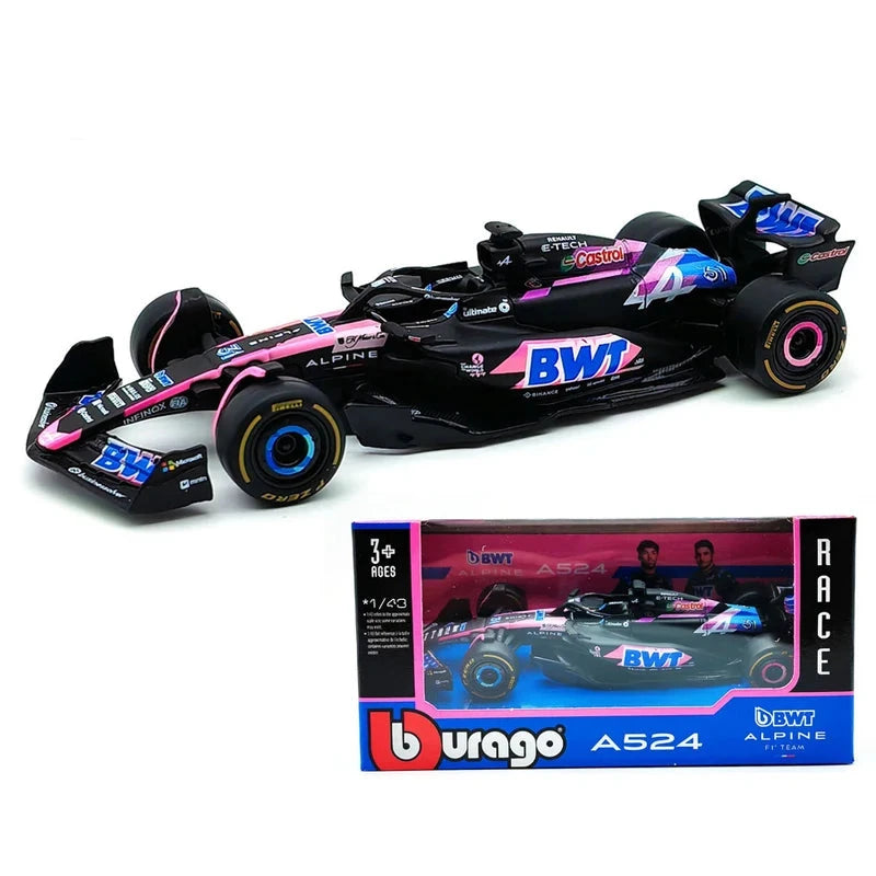 Bburago 1:43 – Pierre Gasly / Esteban Ocon – BWT Alpine F1 Team – 2024 Season