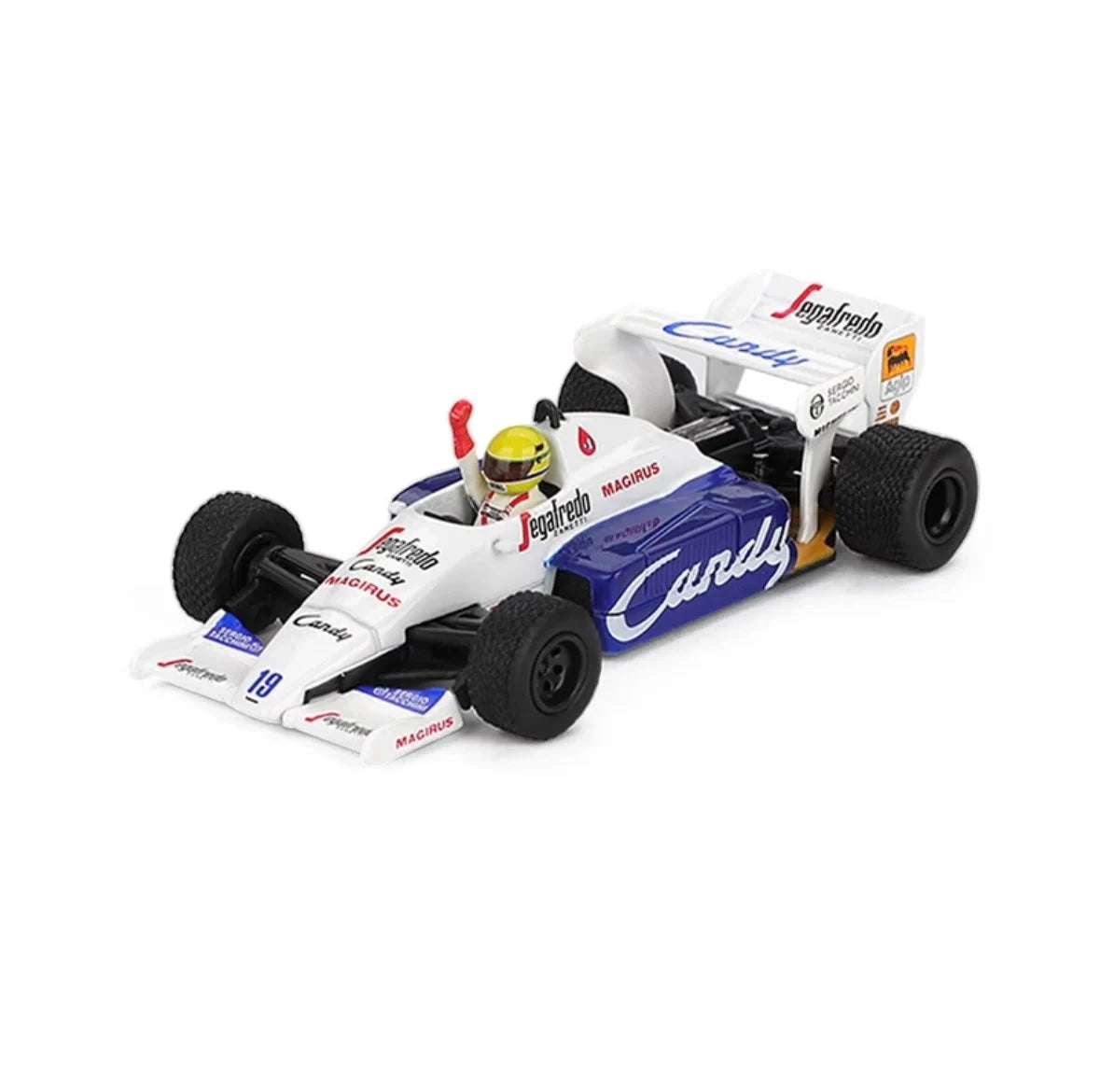 1:64 – Ayrton Senna – Lotus / Toleman – 1984 / 1987 Monaco Grand Prix